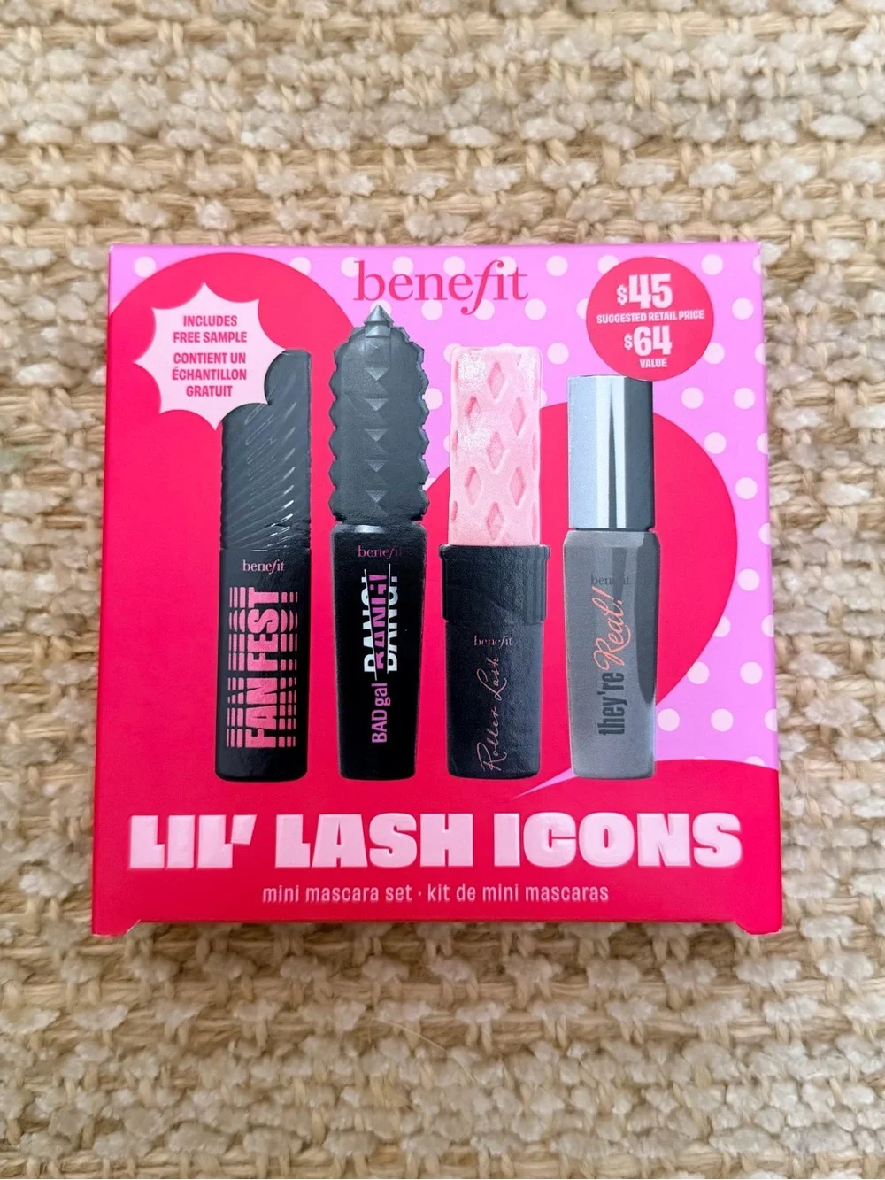 Benefit Lil' Lash Icons Mini Mascara Set - New unopened.